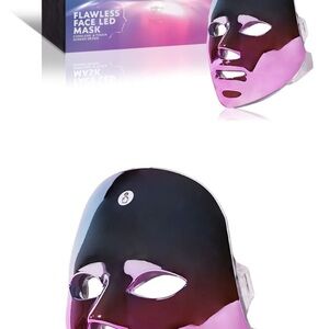 Flawless Face LED Mask - Black and Pink